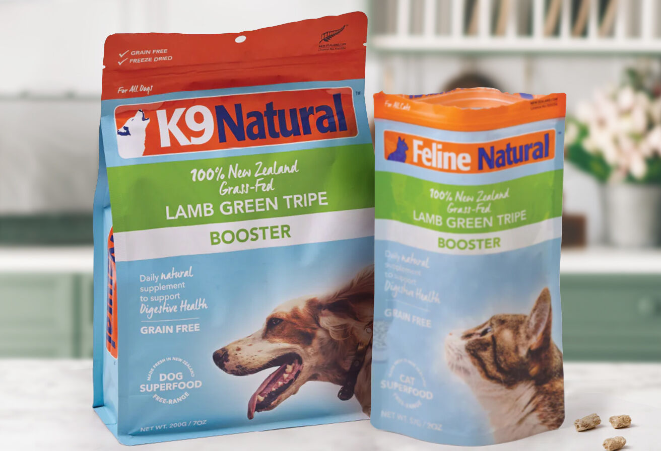 K9 Naturals & Feline Naturals Tripe products for dogs and cats
