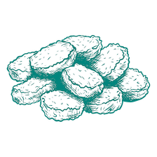 illustration of freeze-dried food