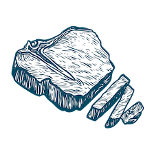 illustration of raw meat