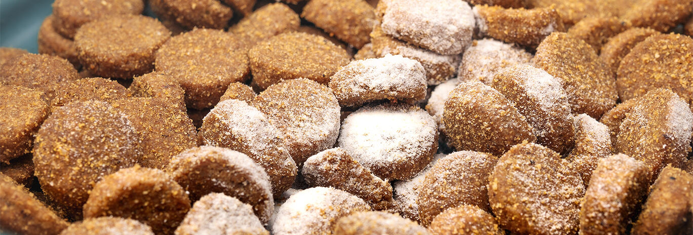 powder sprinkled over kibble