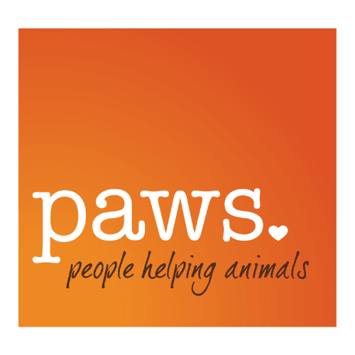 PAWS shelter logo - people helping animals