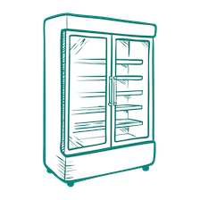 illustration of freezer