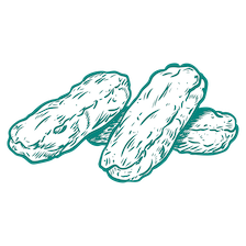 illustration of freeze-dried food