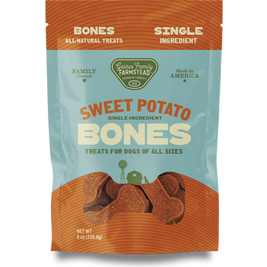 Gaines Family Farmstead Bones Dog Treats, Sweet Potato, 8-oz