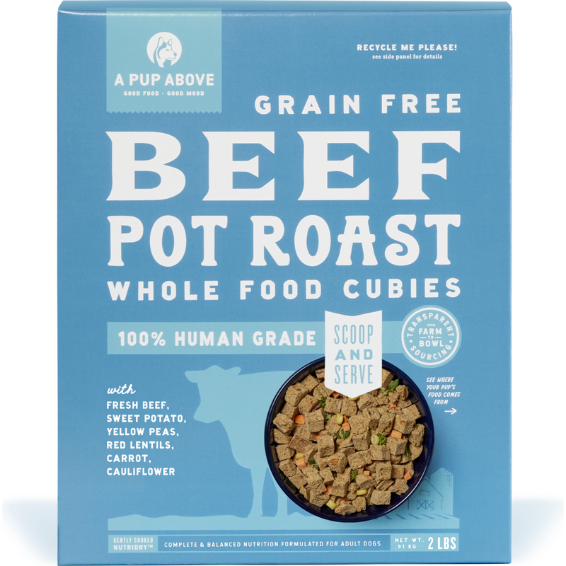 Mud Bay Buy A Pup Above Whole Food Cubies Dehydrated Dog Food, Beef