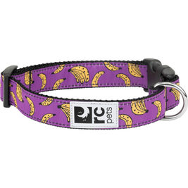 RC Pets Clip Dog Collar, Bananas