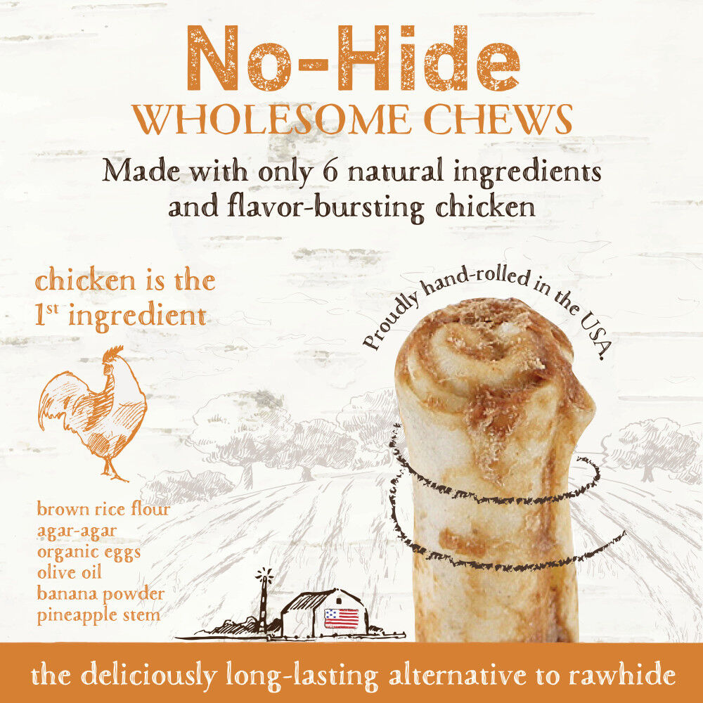Chicken hide dog sales treats