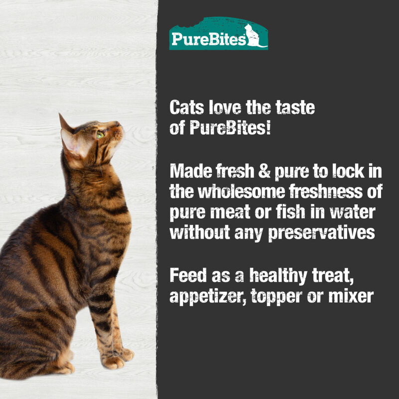 PureBites Mixers 100% Chicken Breast & Shrimp in Water Grain-Free Cat Food Trays, 1.76-oz