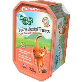Emerald Pet Dental Cat Treats, Salmon, 11-oz