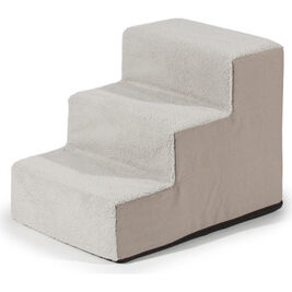 Carpenter Pet Bedding "Steph" 3-step Pet Stairs, Gray
