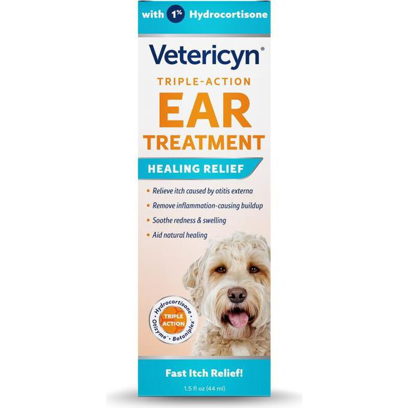 Vetericyn Triple-Action Ear Treatment for Pets, 1.5-oz image number null