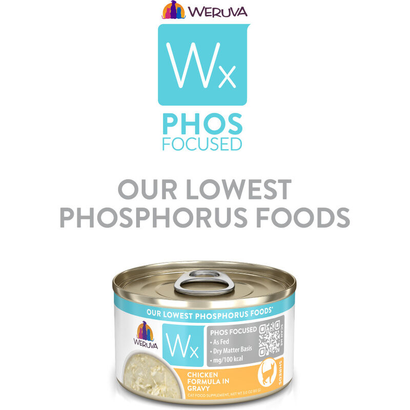 Weruva Wx Canned Cat Food, Chicken in Gravy, 3-oz image number null