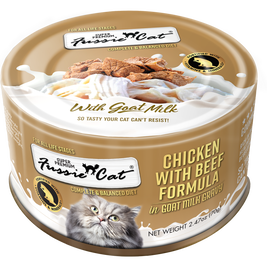 Fussie Cat Super Premium Goat Milk Canned Cat Food, Chicken & Beef