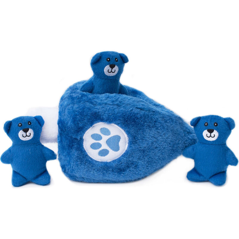 ZippyPaws Holiday Hanukkah Burrow Dog Toy, Dreidel image number null