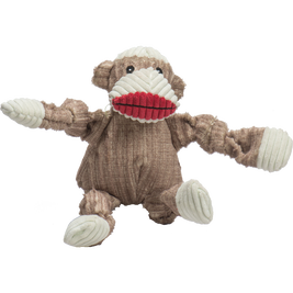 HuggleHounds Original Knotties Dog Toy, Stuey Sock Monkey
