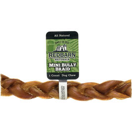 Redbarn Naturals Mini Braided Bully Sticks Dog Treats