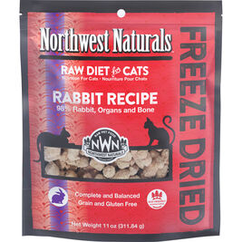 Northwest Naturals Raw Freeze-Dried Cat Food, Rabbit