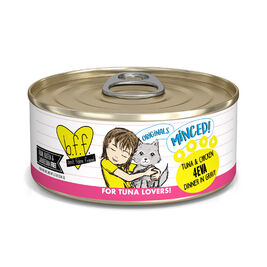 B.F.F. Best Feline Friend Originals Minced! Canned Cat Food, Tuna & Chicken 4Eva
