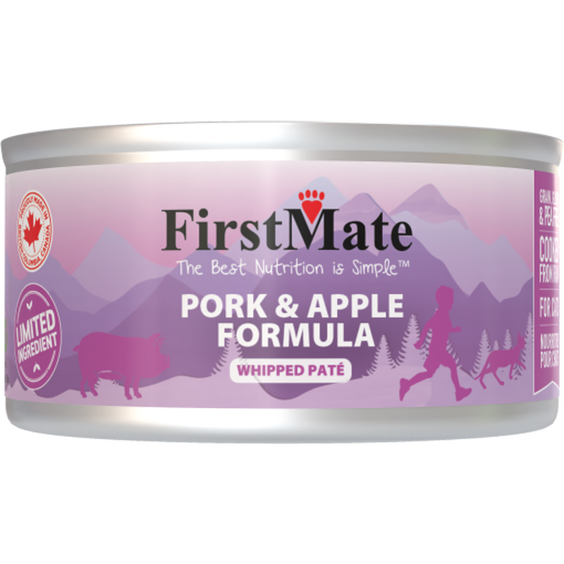 FirstMate Grain-Free Canned Cat Food, Pork & Apple image number null