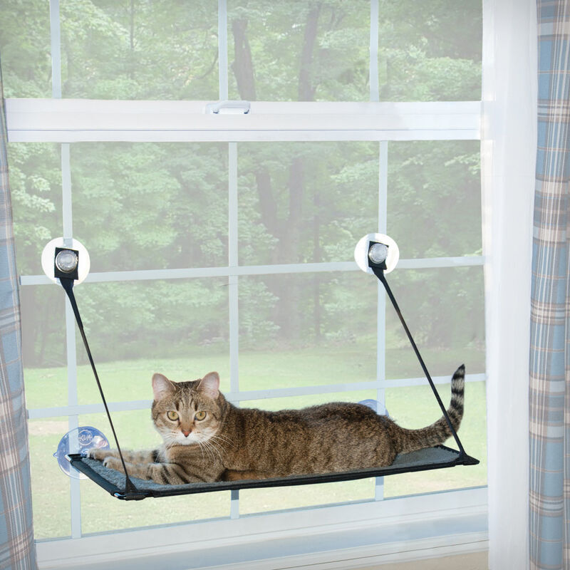 K&H Pet Products Kitty Sill EZ Window Mount Cat Bed image number null