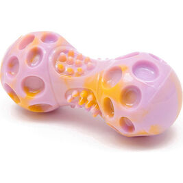 Great & Small Let's Play Loud TPR Dumbbell Dog Toy