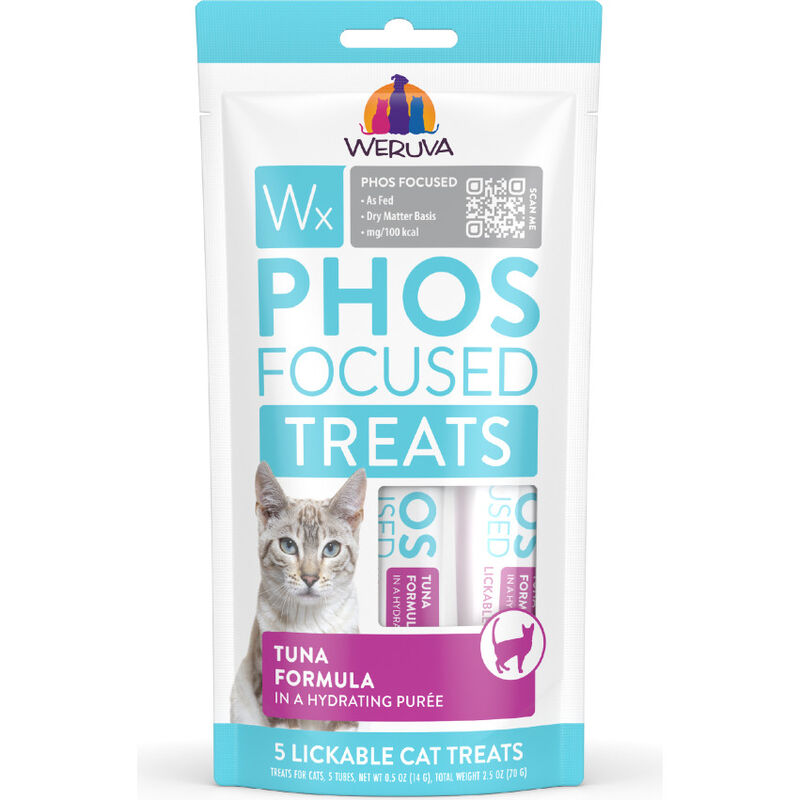 Weruva Wx  Lickable Cat Treats, Tuna, 0.5-oz, 5-pack image number null
