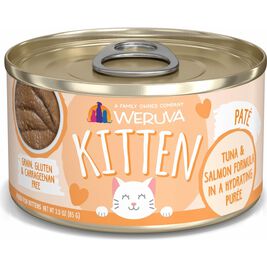 Weruva Kitten Canned Cat Food, Tuna & Salmon in Puree