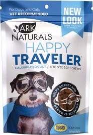 Ark Naturals Happy Traveler Soft Chews Dog & Cat Calming Supplement, 75-count