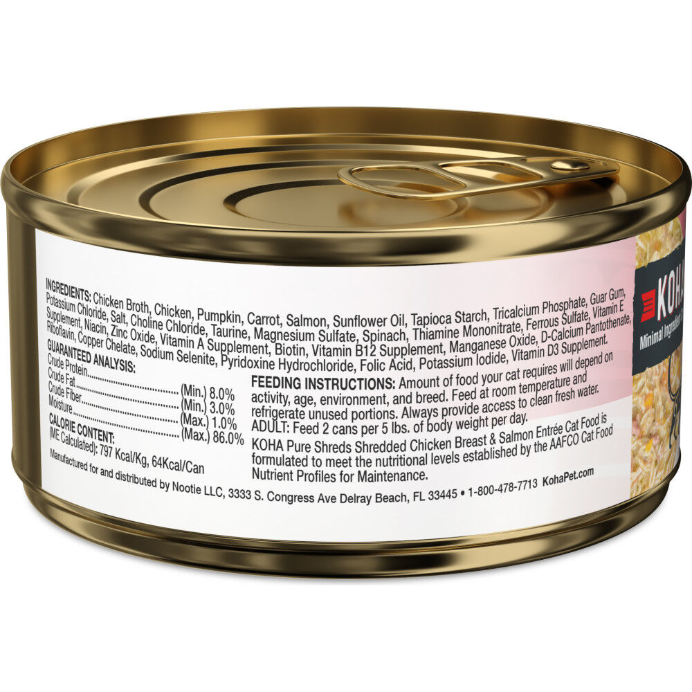 Koha canned deals cat food