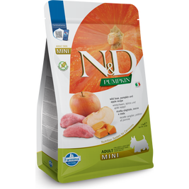 Farmina N&D Pumpkin Dry Dog Food, Boar & Apple, Adult, Mini