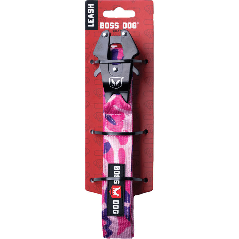 Boss Dog Tactical Dog Leash, Pink Camo image number null