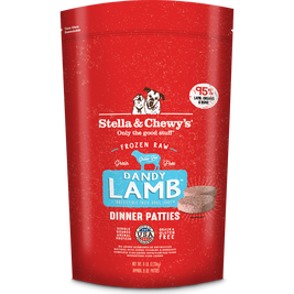 Stella & Chewy's Dinner Patties Raw Frozen Dog Food, Dandy Lamb