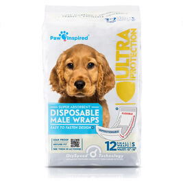 Paw Inspired Disposable Male Dog Wraps