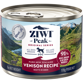 ZIWI Peak Original Series Canned Dog Food, Venison