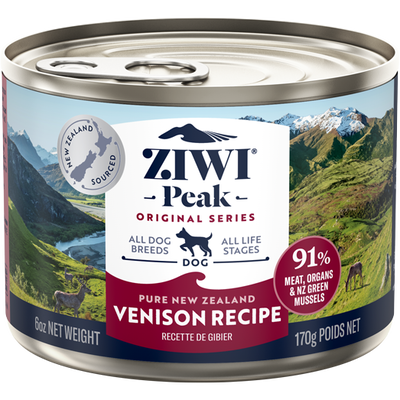 ZIWI Peak Original Series Canned Dog Food, Venison