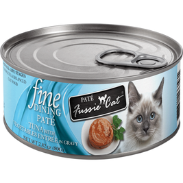 Fussie Cat Fine Dining Mousse Canned Cat Food, Tuna & Pumpkin