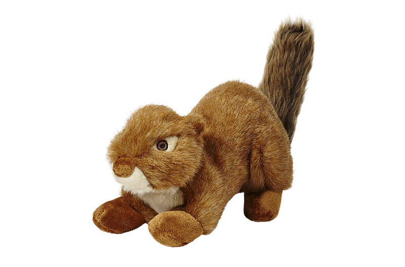 Fluff Tuff Red Squirrel Dog Toy