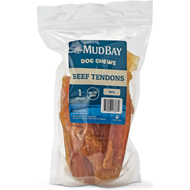 Mud Bay Beef Tendon Dog Treats, 1-lb