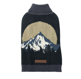 PetRageous Designs Eddie Bauer Dog Sweater, Mountain View, Blue