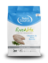 PureVita Limited Ingredient Grain Free Dry Cat Food, Chicken & Peas