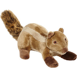 Fluff & Tuff Peanut Chipmunk Dog Toy, 7-in