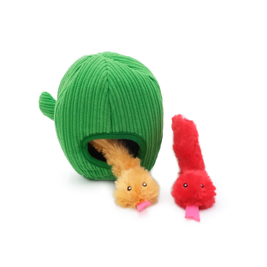ZippyClaws Burrow Cat Toy, Snakes in Cactus