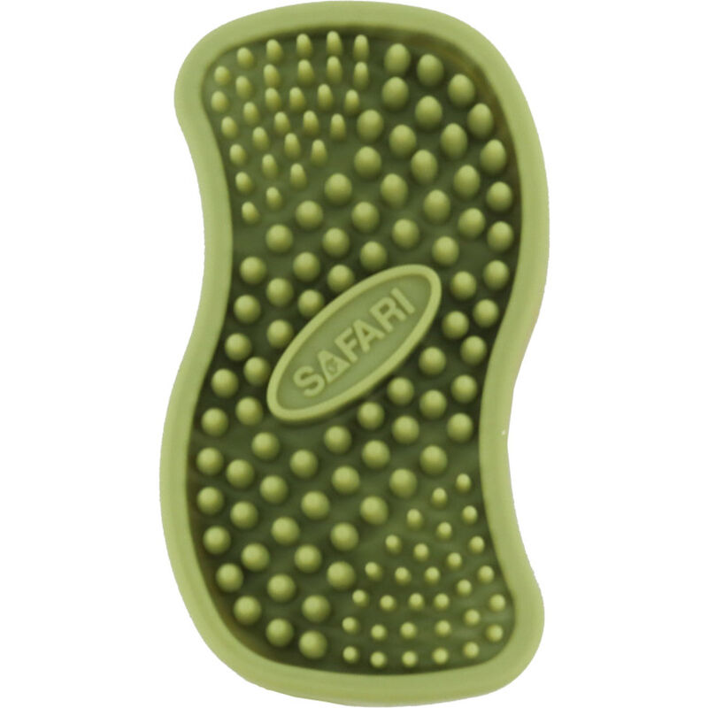 Safari Soft Tip Massager Rubber Cat Brush image number null