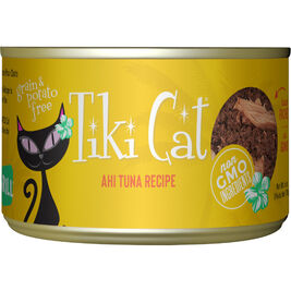 Tiki Cat Grill Canned Cat Food, Ahi Tuna, 6-oz