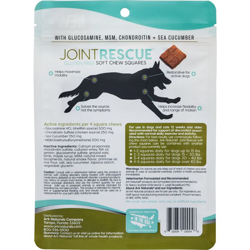Ark Naturals Joint Rescue Jerky Dog Treats, Lamb, 9-oz image number null