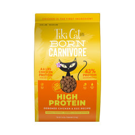 Tiki Cat Born Carnivore Dry Cat Food, High Protein, Chicken & Egg