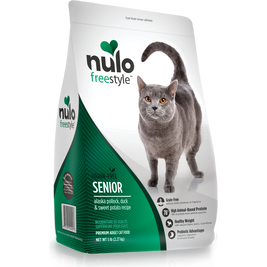 Nulo Freestyle Grain-Free Dry Cat Food, Senior, Alaska Pollock Duck & Sweet Potato