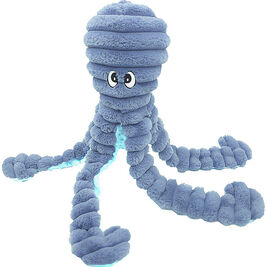 Petlou King Octopus Dog Toy, Assorted Colors, 26-in