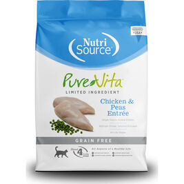 PureVita Limited Ingredient Grain Free Dry Cat Food, Chicken & Peas