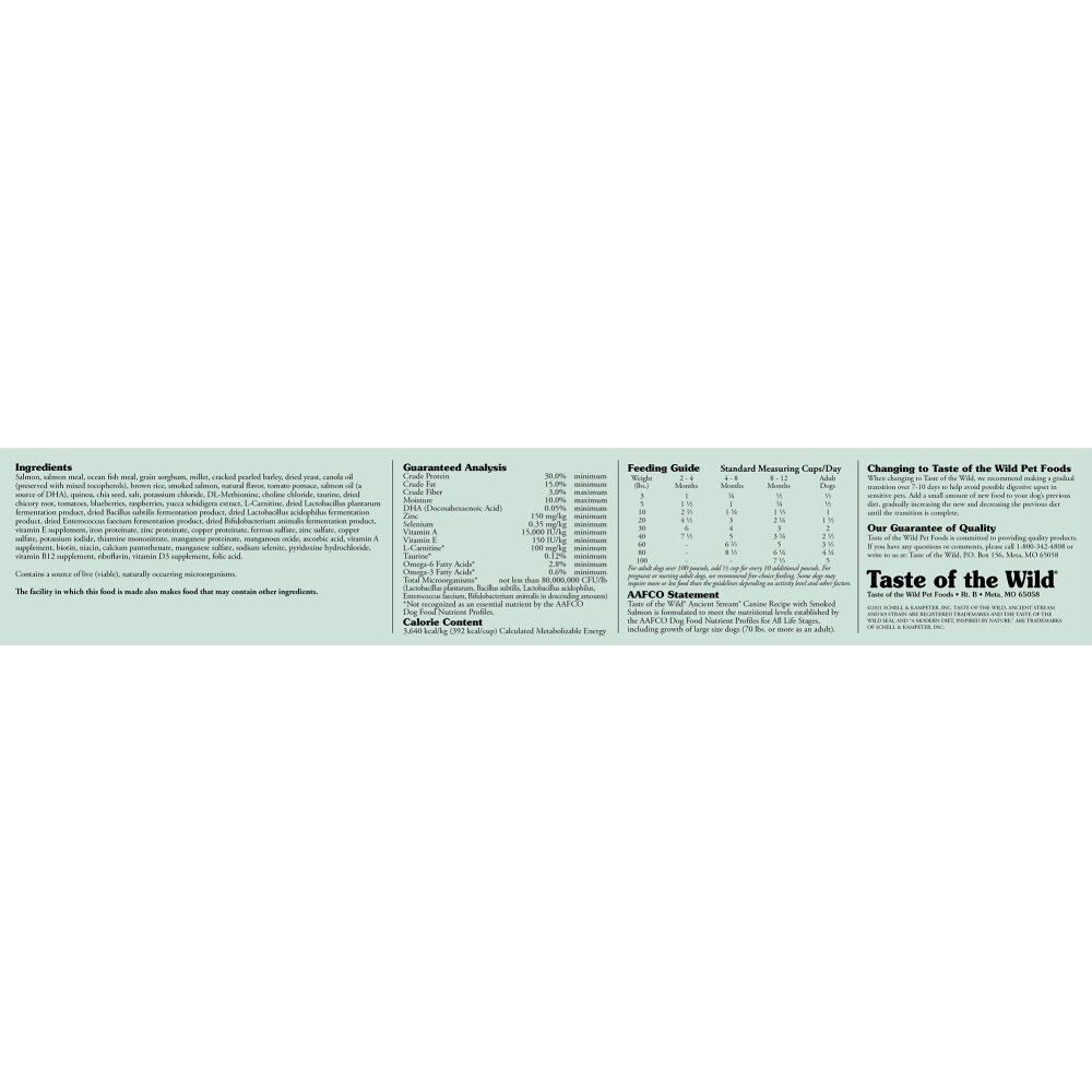 Taste of the top wild salmon 30 lb